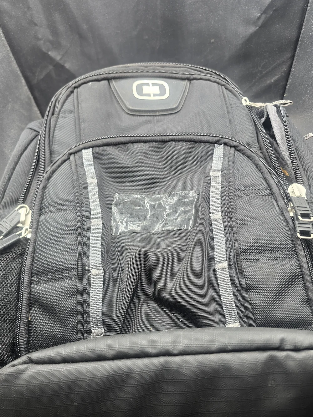 OGIO Black Men’s Backpack with Gray Accent Straps